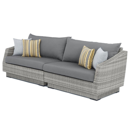 Ensemble de canapé et fauteuil club d'extérieur Cannes Deluxe 8 pièces Sunbrella