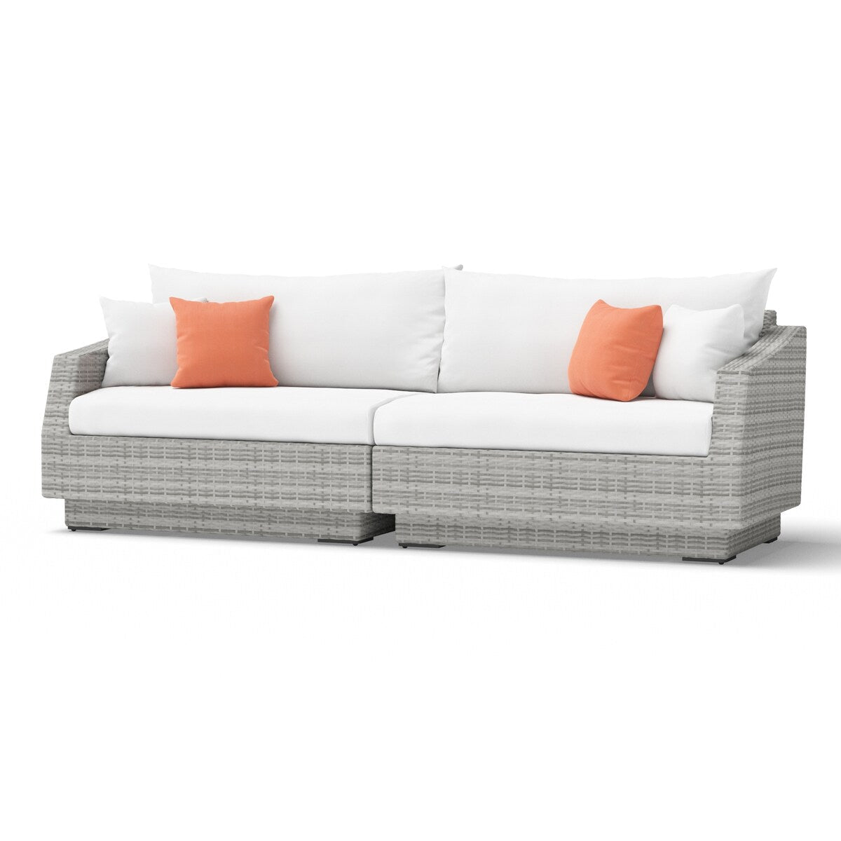 Ensemble de canapé et fauteuil club d'extérieur Cannes Deluxe 8 pièces Sunbrella