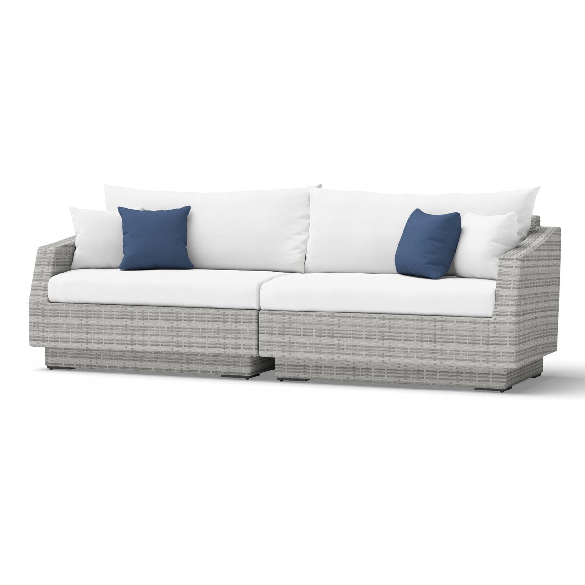 Ensemble de canapé et fauteuil club d'extérieur Cannes Deluxe 8 pièces Sunbrella