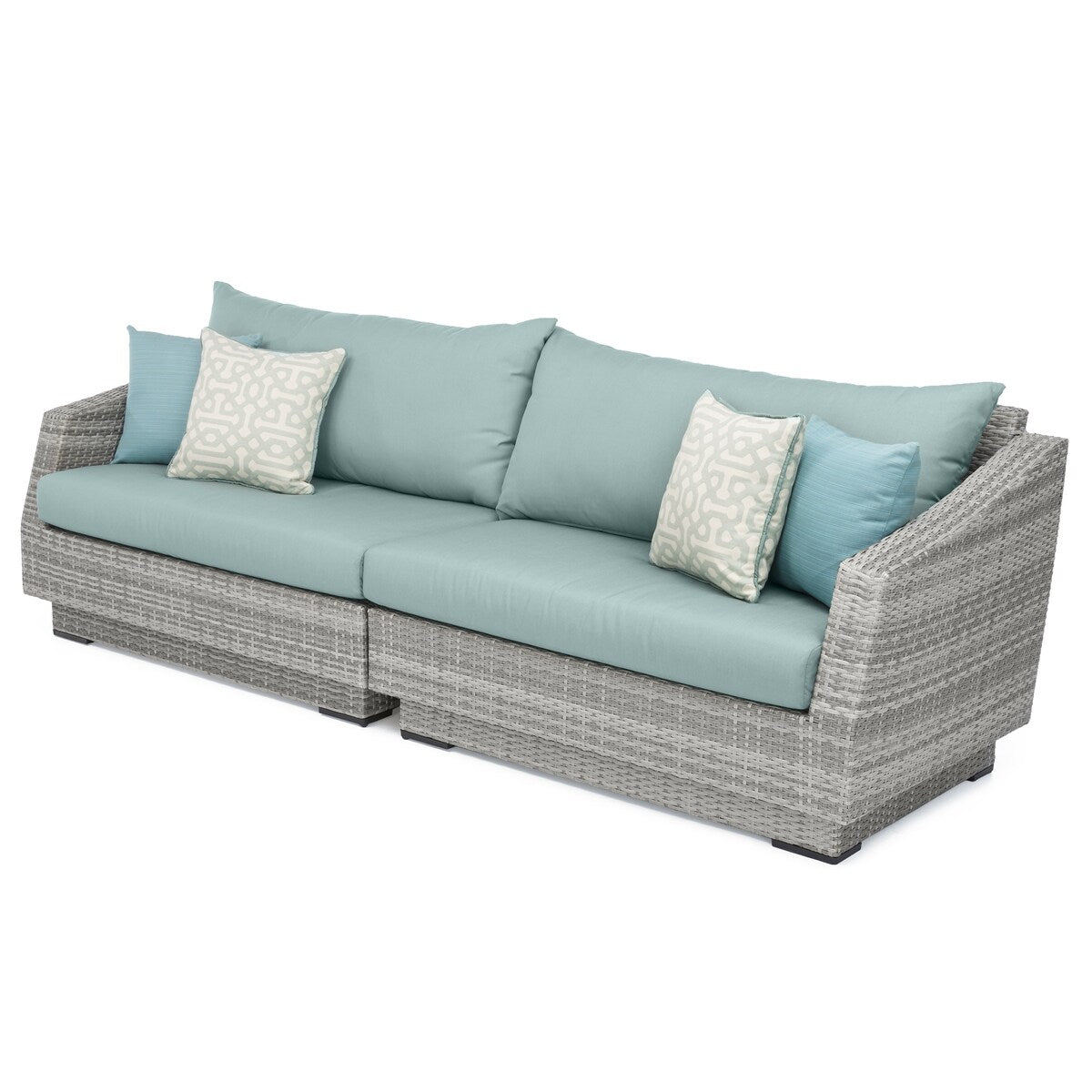 Ensemble de canapé et fauteuil club d'extérieur Cannes Deluxe 8 pièces Sunbrella