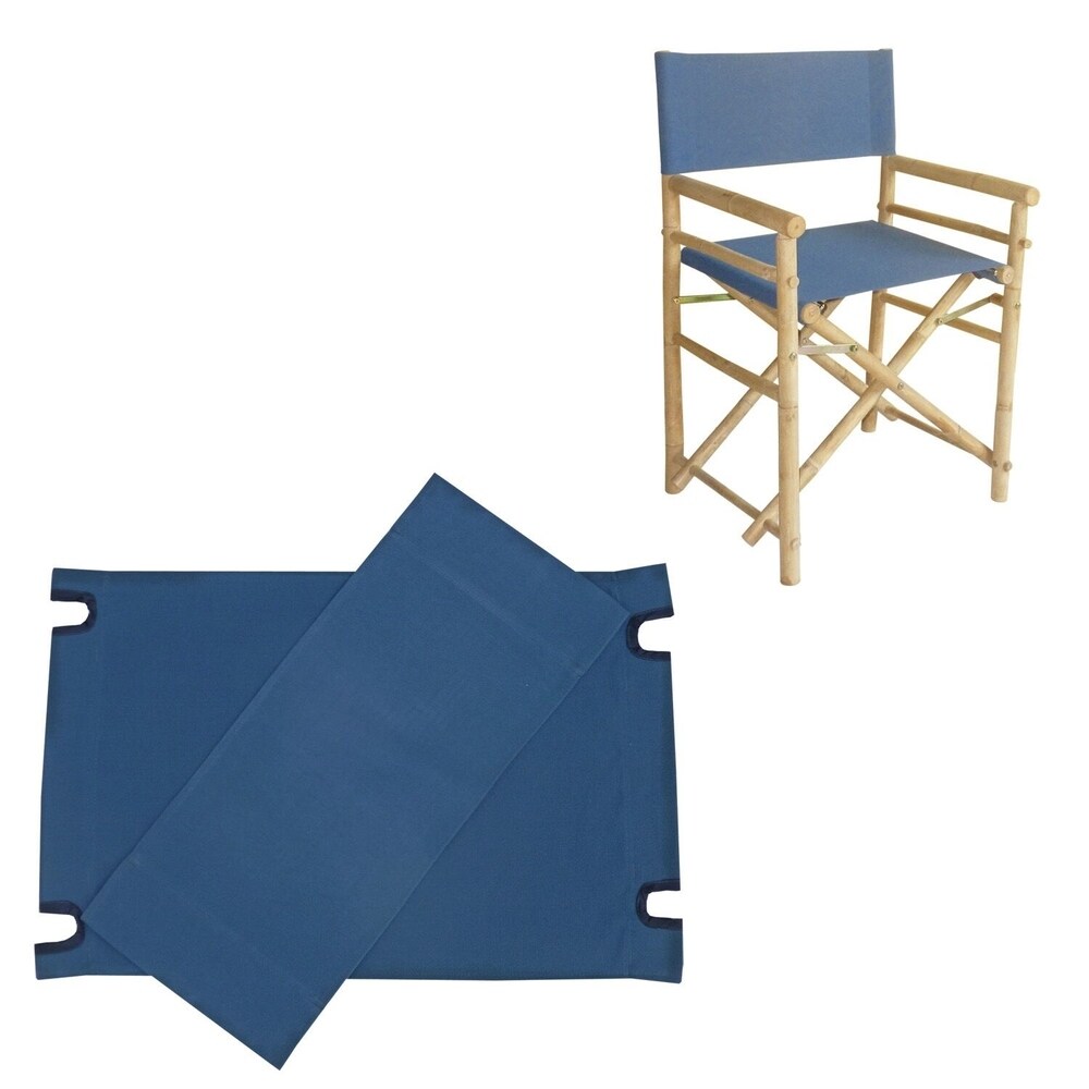 Toile pour chaise de réalisateur en bambou - Lot de 2