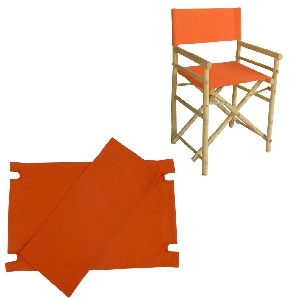 Toile pour chaise de réalisateur en bambou - Lot de 2