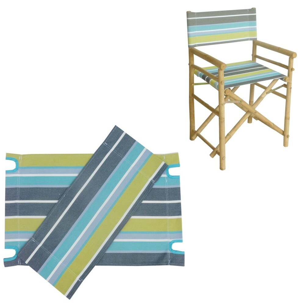 Toile pour chaise de réalisateur en bambou - Lot de 2