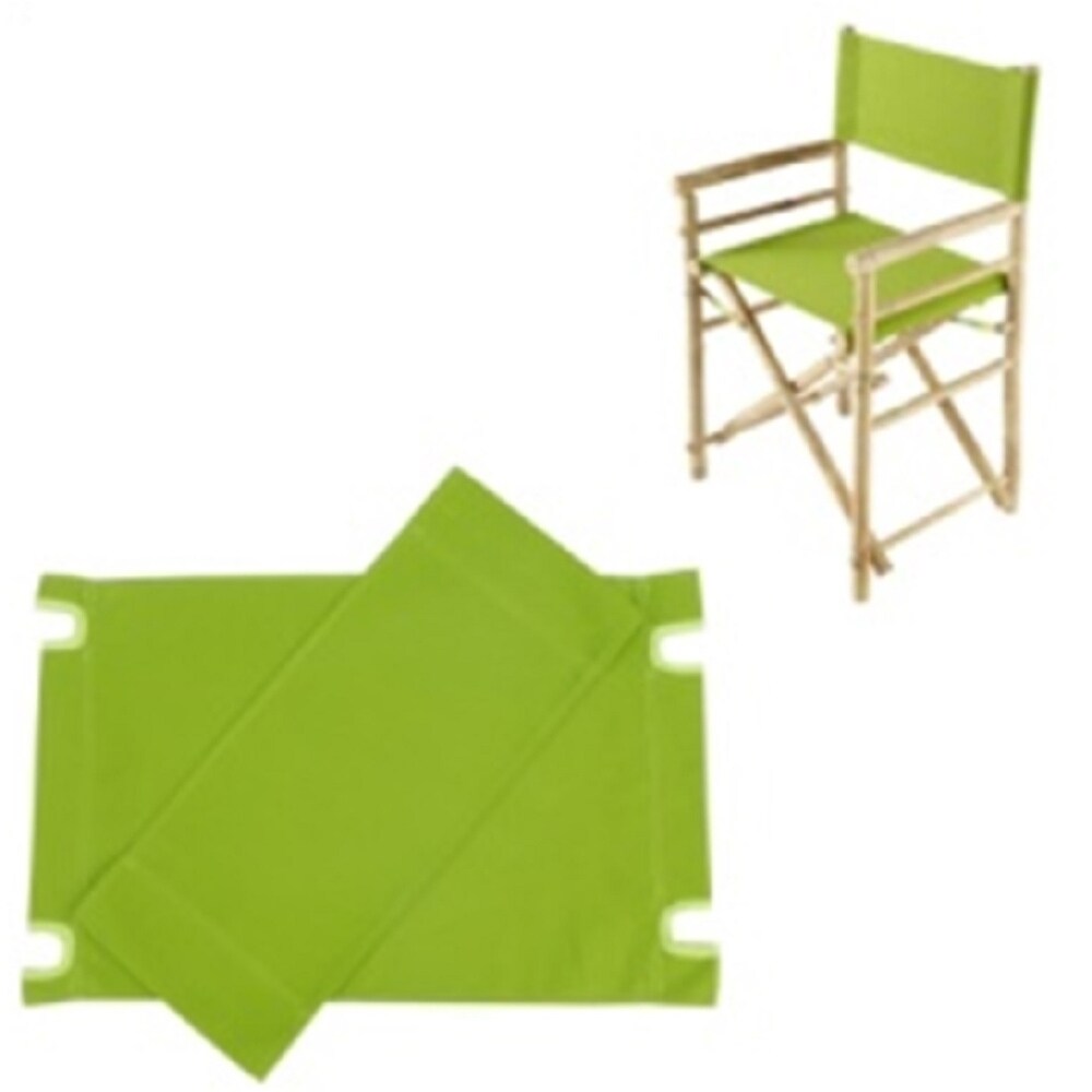 Toile pour chaise de réalisateur en bambou - Lot de 2