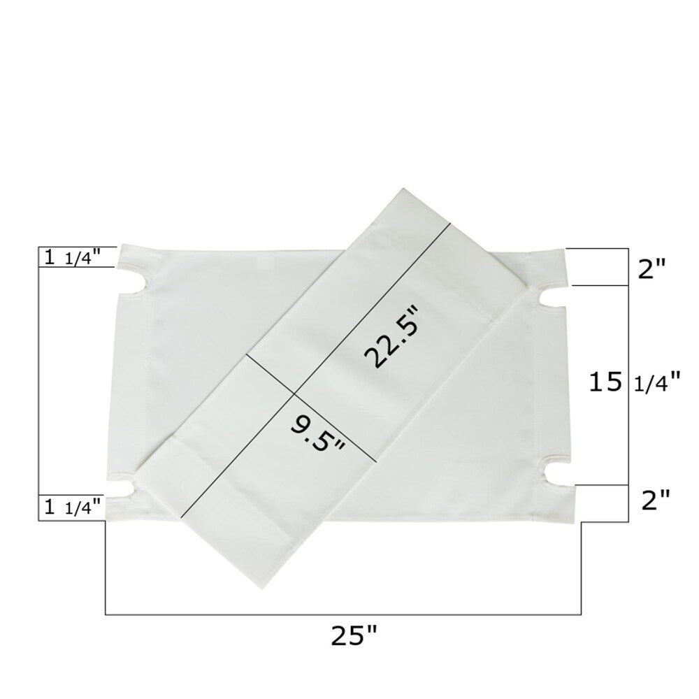 Toile pour chaise de réalisateur en bambou - Lot de 2