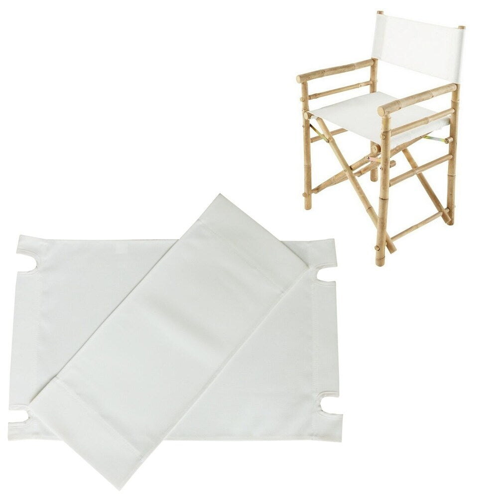 Toile pour chaise de réalisateur en bambou - Lot de 2