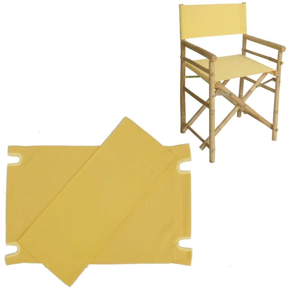 Toile pour chaise de réalisateur en bambou - Lot de 2