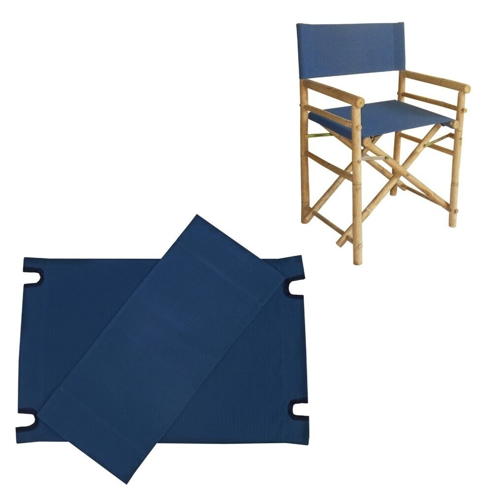 Toile pour chaise de réalisateur en bambou - Lot de 2