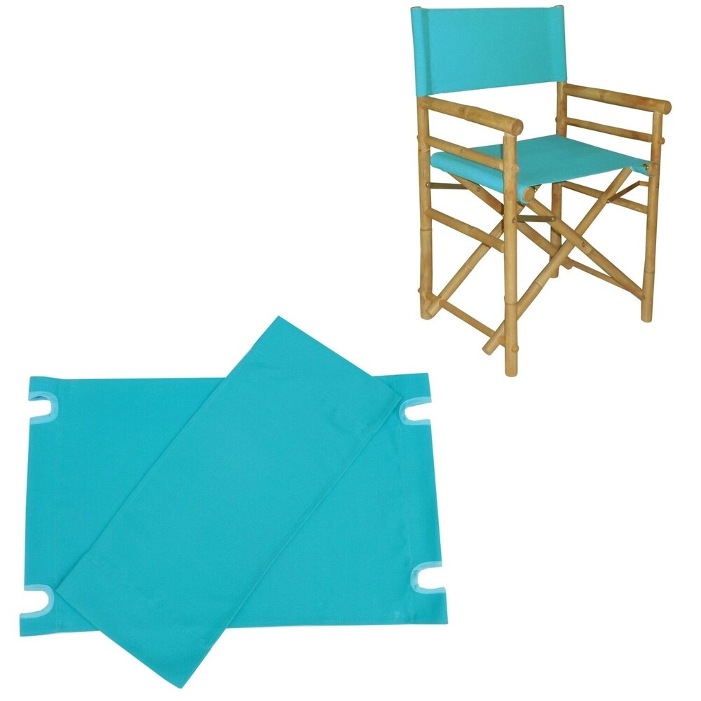 Toile pour chaise de réalisateur en bambou - Lot de 2