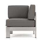 Ensemble de canapé d'extérieur 11 places en aluminium en forme de U et table Cape Coral par Christopher Knight Home