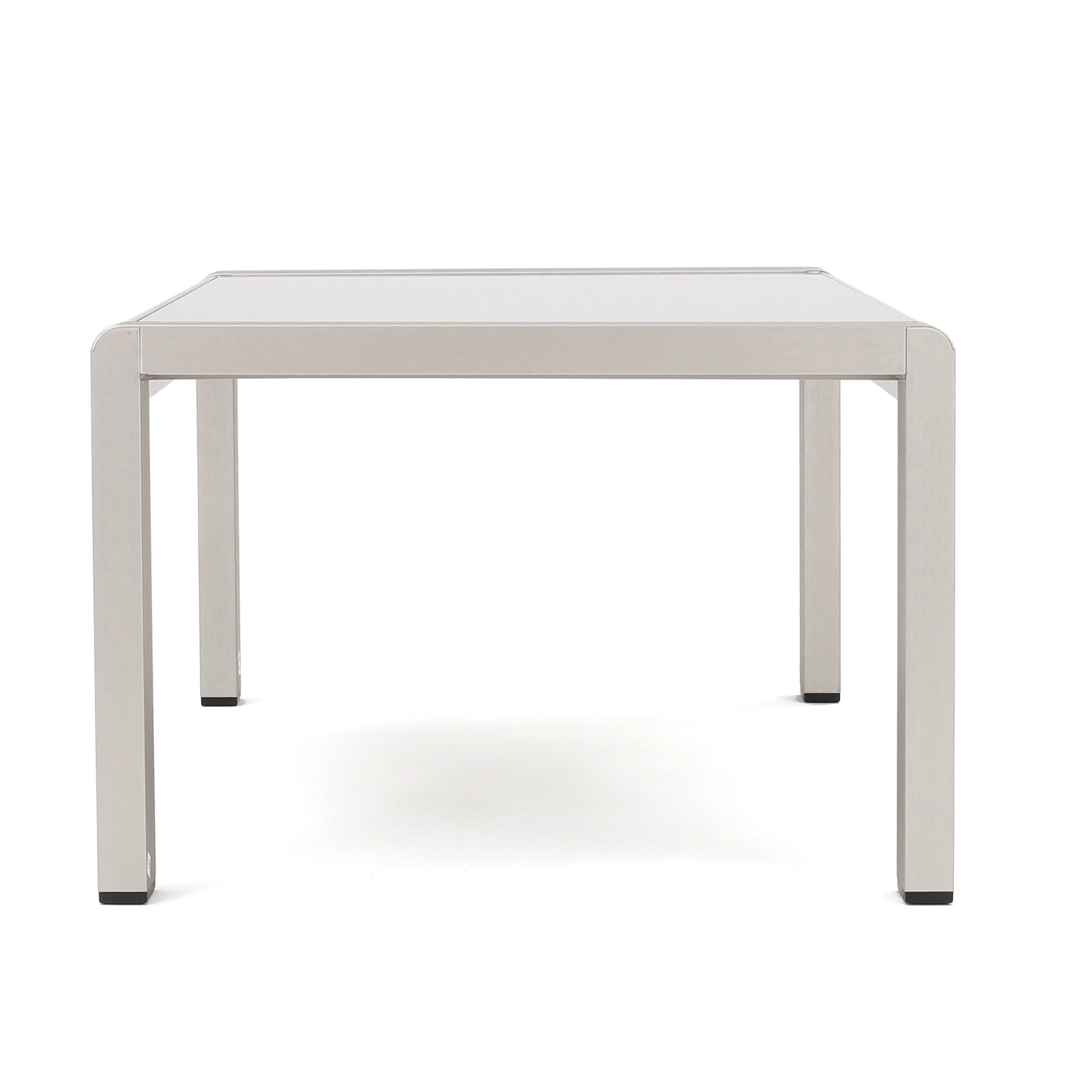Ensemble de canapé d'extérieur 11 places en aluminium en forme de U et table Cape Coral par Christopher Knight Home