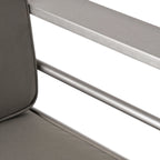 Ensemble de salon de jardin Cape Coral en aluminium 2 places avec table d'appoint et pouf par Christopher Knight Home