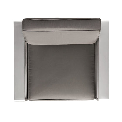 Ensemble de table et fauteuil club d'extérieur Cape Coral 2 places en aluminium par Christopher Knight Home