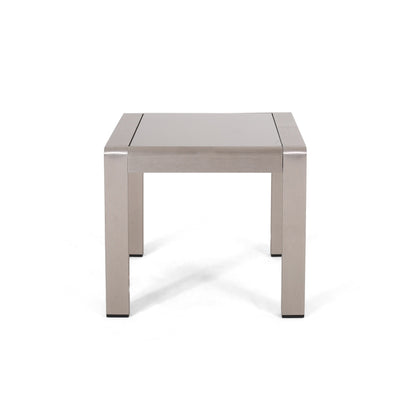 Ensemble de table et fauteuil club d'extérieur Cape Coral 2 places en aluminium par Christopher Knight Home