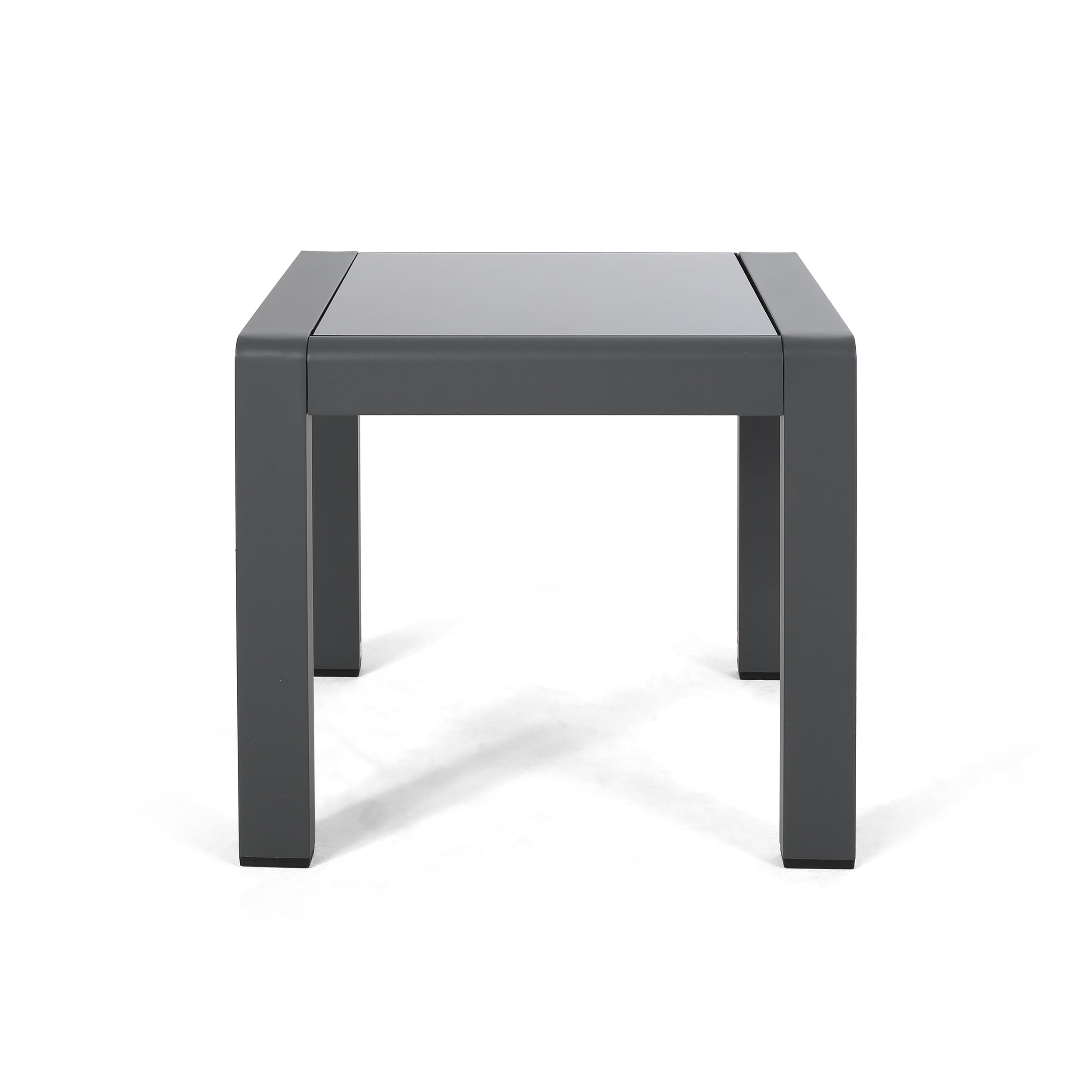 Ensemble de table et fauteuil club d'extérieur Cape Coral 2 places en aluminium par Christopher Knight Home