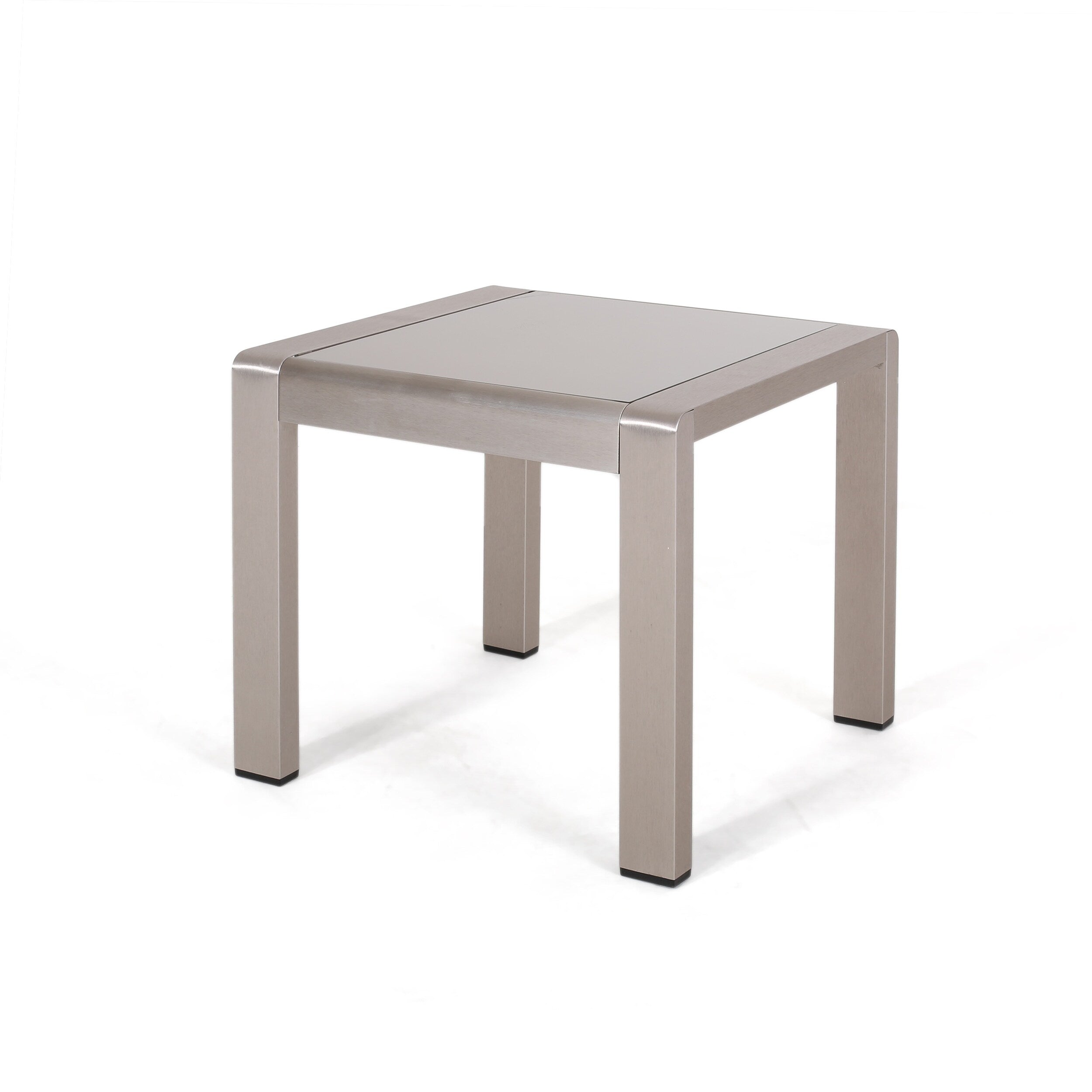 Ensemble de table et fauteuil club d'extérieur Cape Coral 2 places en aluminium par Christopher Knight Home