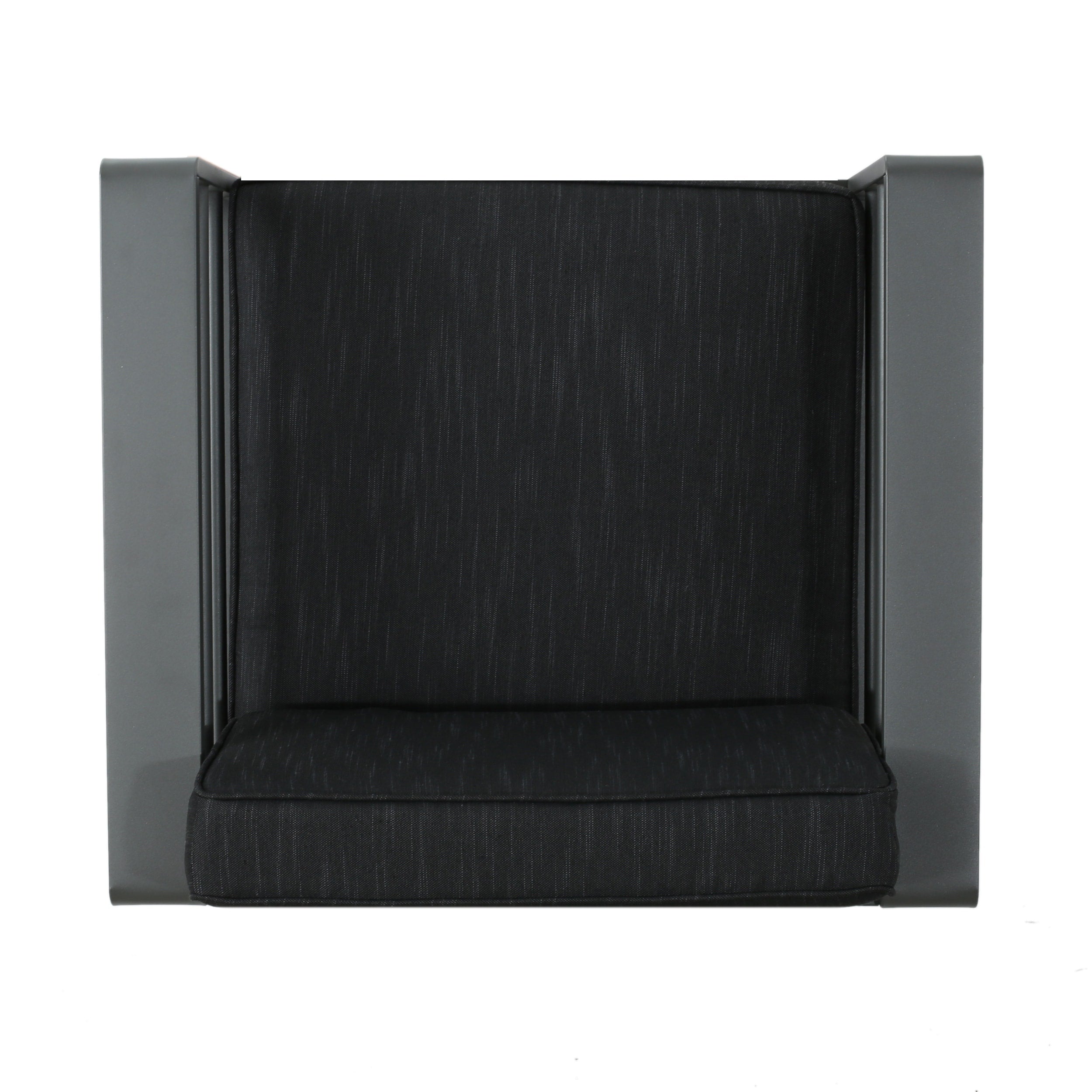 Ensemble de table et fauteuil club d'extérieur Cape Coral 2 places en aluminium par Christopher Knight Home