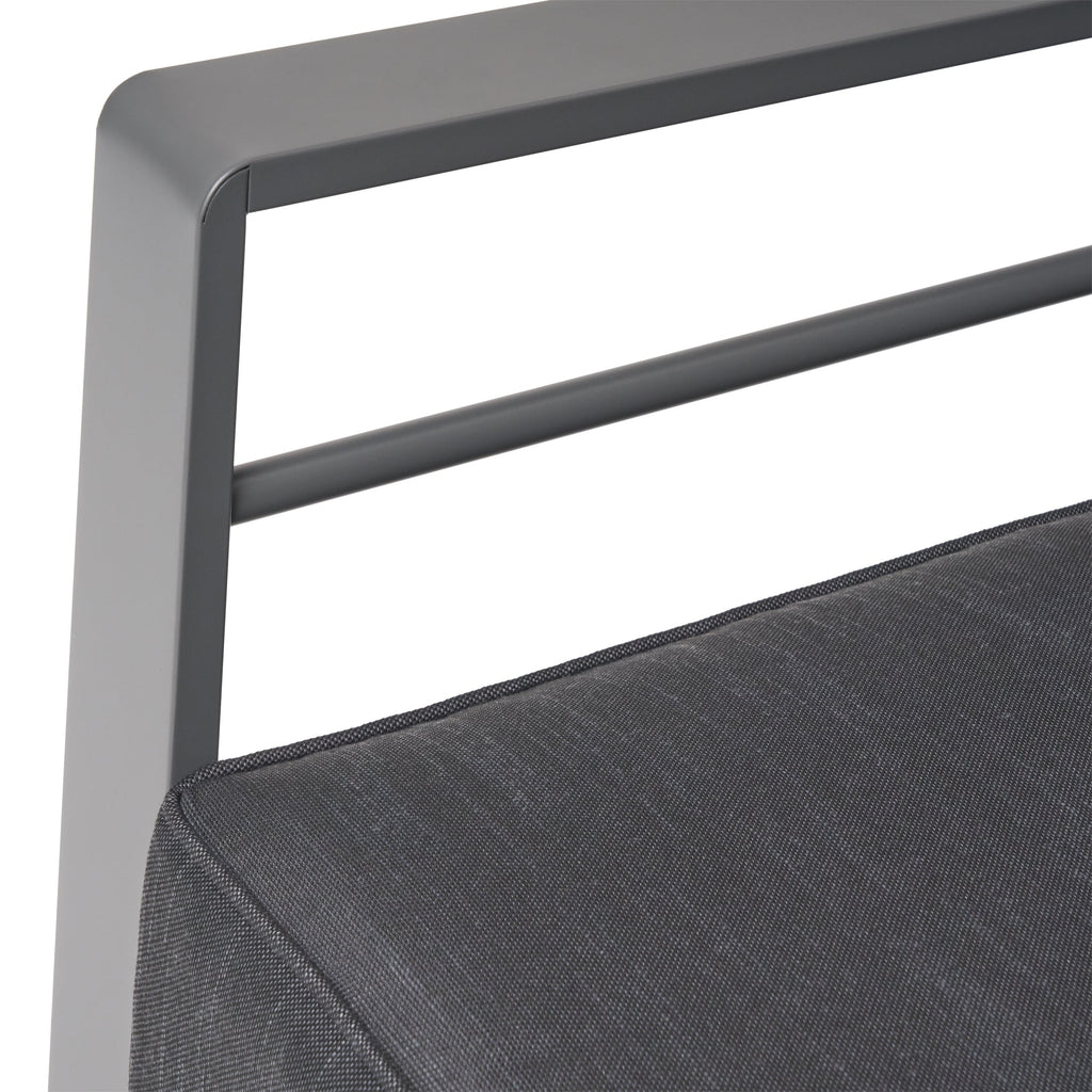 Ensemble de table et fauteuil club d'extérieur Cape Coral 2 places en aluminium par Christopher Knight Home