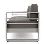 Ensemble de salon de jardin Cape Coral en aluminium 5 places avec 2 tables d'appoint par Christopher Knight Home