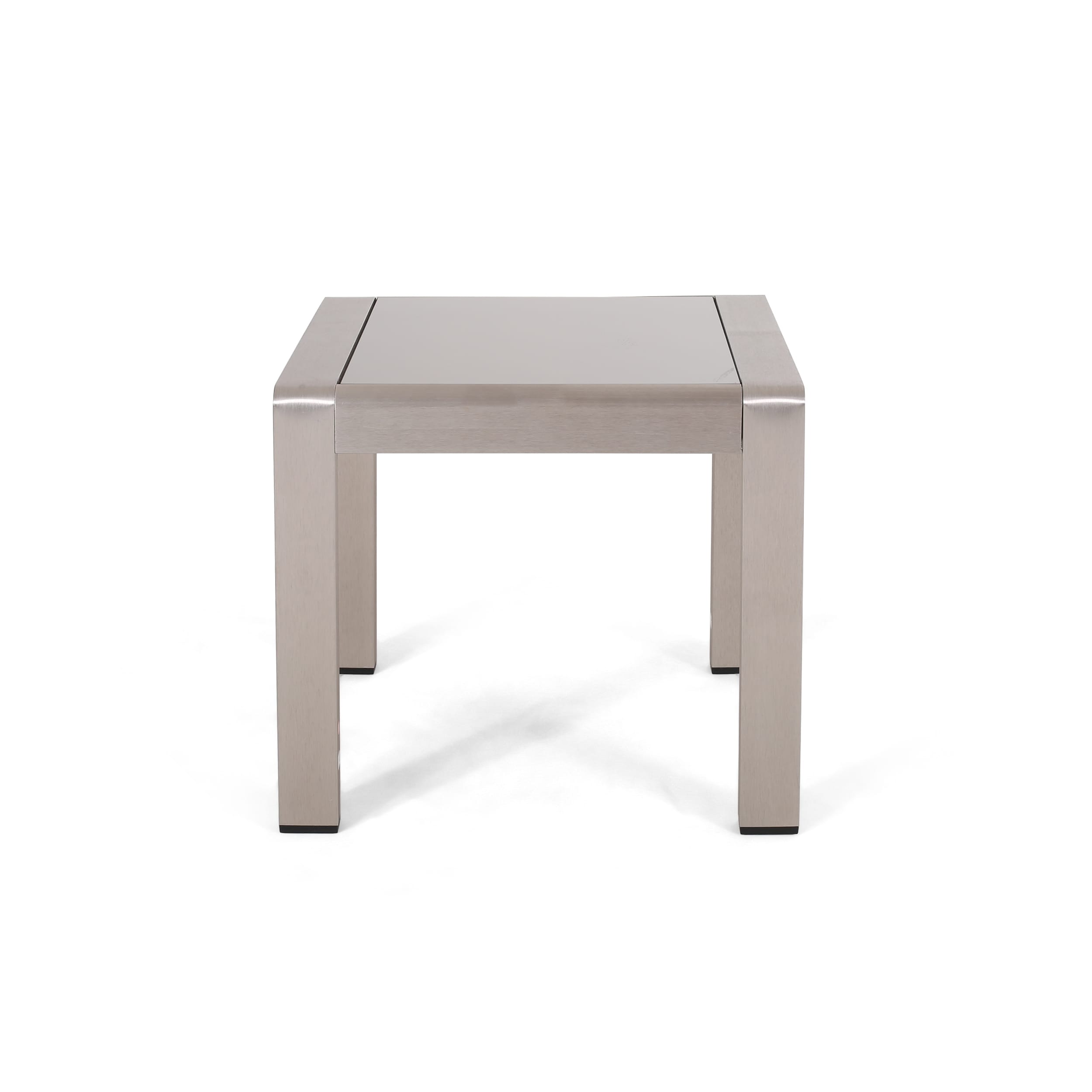 Ensemble de salon de jardin Cape Coral en aluminium 5 places avec 2 tables d'appoint par Christopher Knight Home