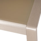 Ensemble de salon de jardin Cape Coral en aluminium 5 places avec 2 tables d'appoint par Christopher Knight Home