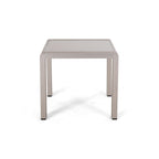 Ensemble de salon de jardin Cape Coral en aluminium 5 places avec 2 tables d'appoint par Christopher Knight Home