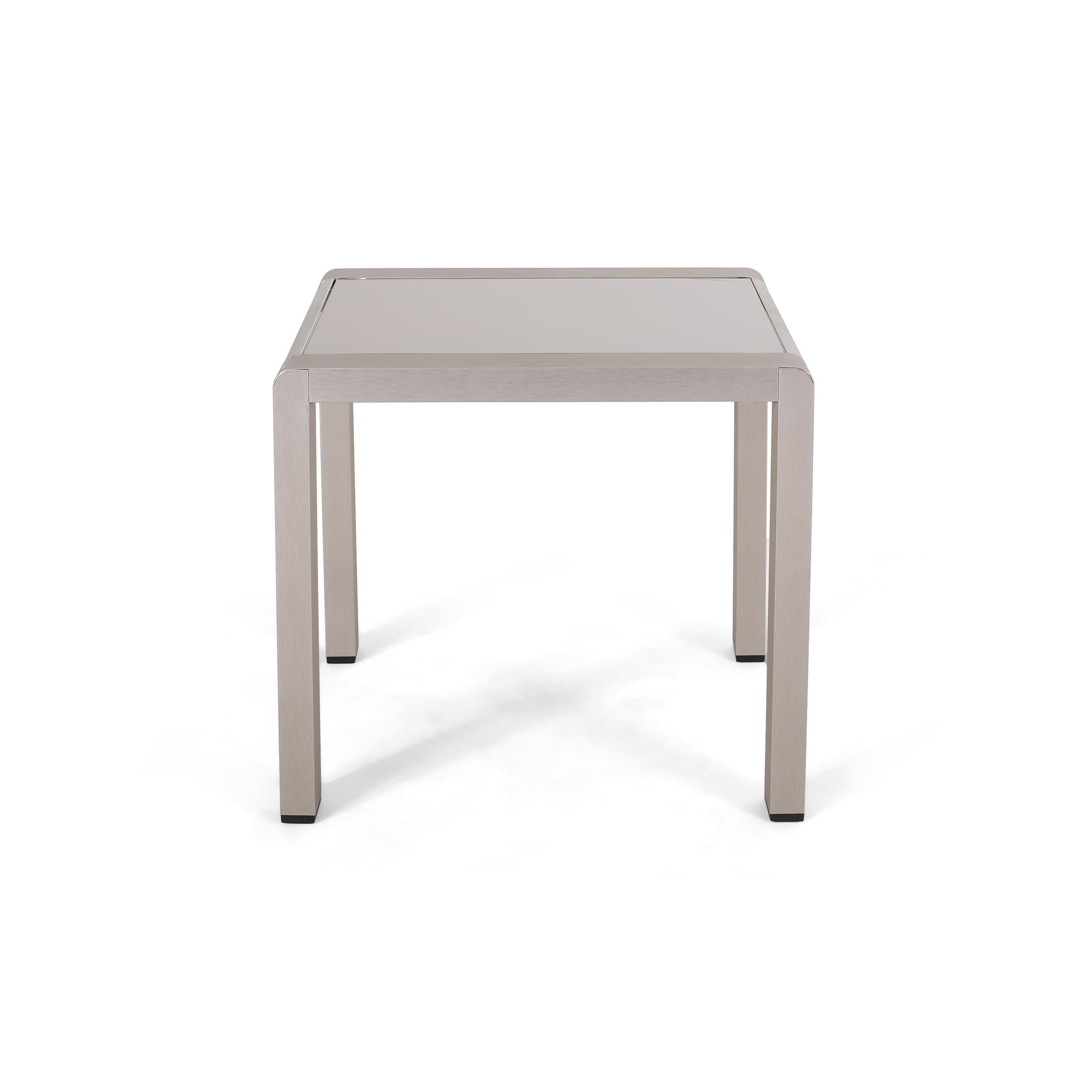 Ensemble de salon de jardin Cape Coral en aluminium 5 places avec 2 tables d'appoint par Christopher Knight Home