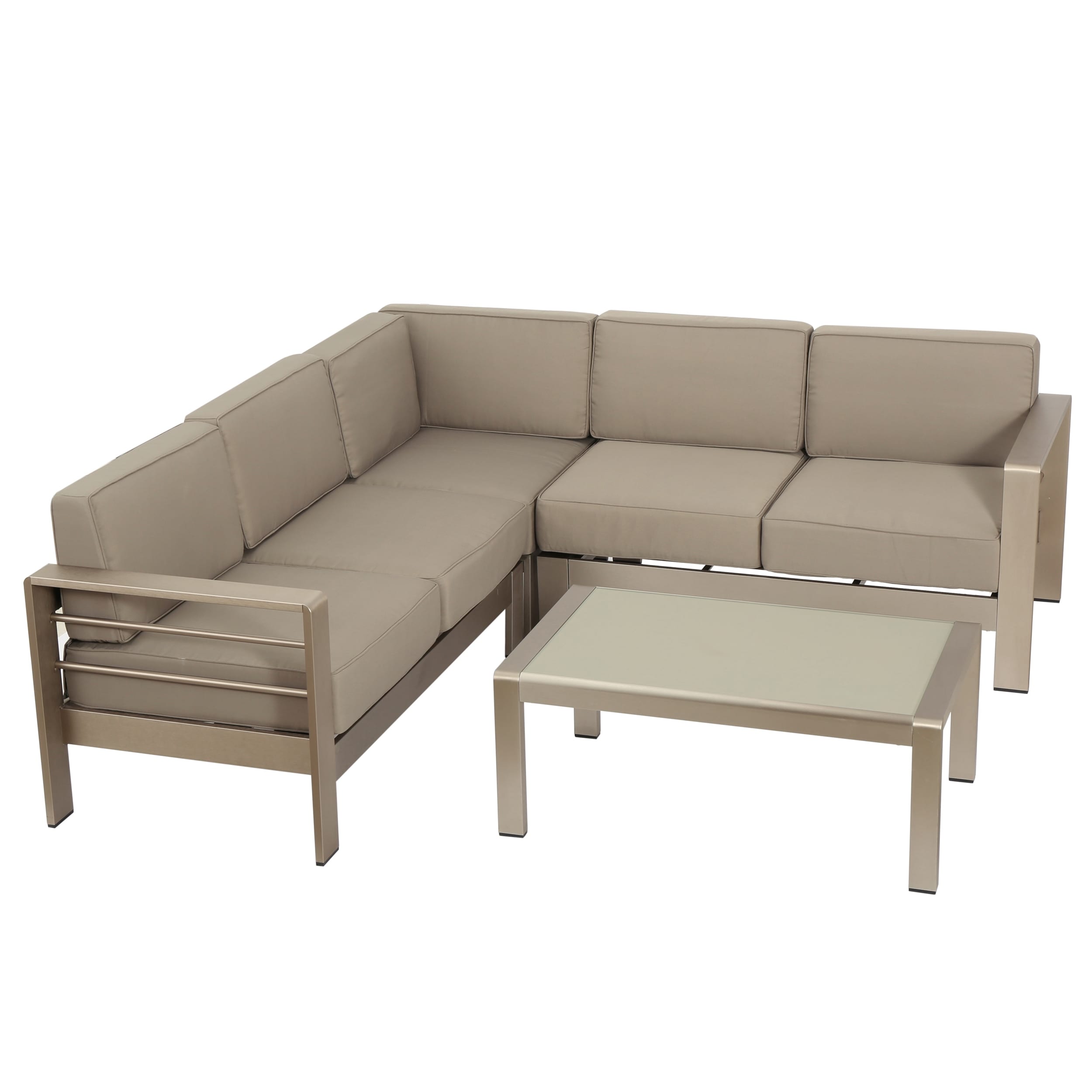 Ensemble de salon d'extérieur 5 places Cape Coral par Christopher Knight Home