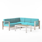Ensemble de salon d'extérieur 5 places Cape Coral par Christopher Knight Home