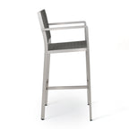Ensemble de bar carré en aluminium Cape Coral Outdoor 5 pièces par Christopher Knight Home