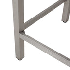 Ensemble de bar carré en aluminium Cape Coral Outdoor 5 pièces par Christopher Knight Home
