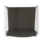 Ensemble de bar carré en aluminium Cape Coral Outdoor 5 pièces par Christopher Knight Home