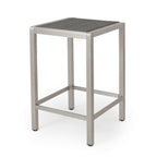 Ensemble de bar carré en aluminium Cape Coral Outdoor 5 pièces par Christopher Knight Home