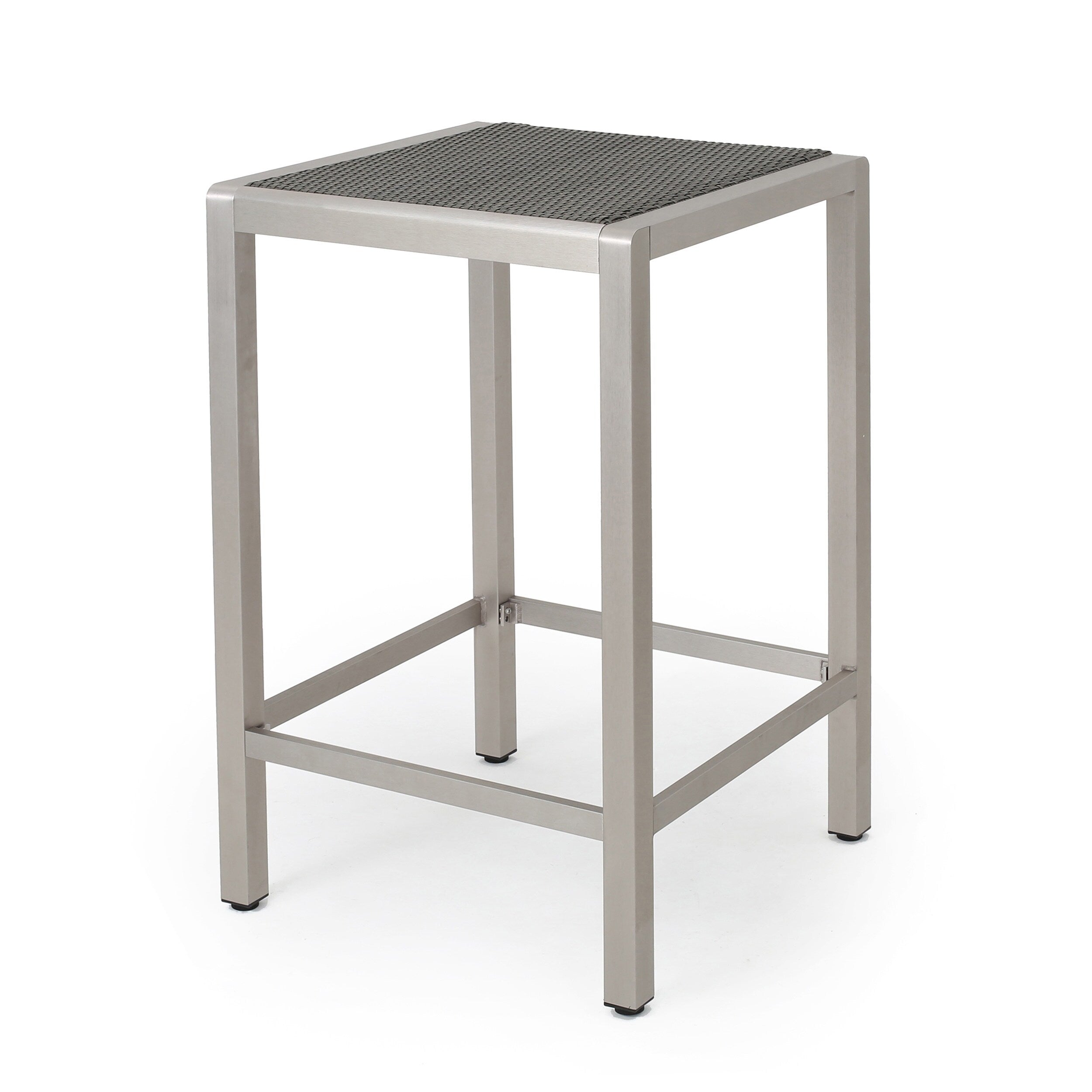 Ensemble de bar carré en aluminium Cape Coral Outdoor 5 pièces par Christopher Knight Home