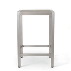Ensemble de bar carré en aluminium Cape Coral Outdoor 5 pièces par Christopher Knight Home