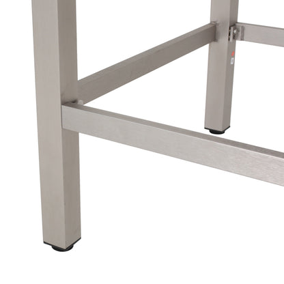 Ensemble de bar carré en aluminium Cape Coral Outdoor 5 pièces par Christopher Knight Home