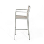 Ensemble de bar carré en aluminium Cape Coral Outdoor 5 pièces par Christopher Knight Home