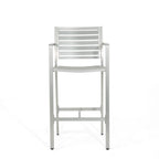 Ensemble de bar carré en aluminium Cape Coral Outdoor 5 pièces par Christopher Knight Home
