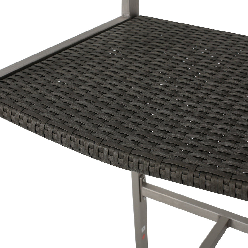 Ensemble de bar carré en aluminium Cape Coral Outdoor 5 pièces par Christopher Knight Home