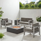 Ensemble de 5 foyers d'extérieur Cape Coral par Christopher Knight Home