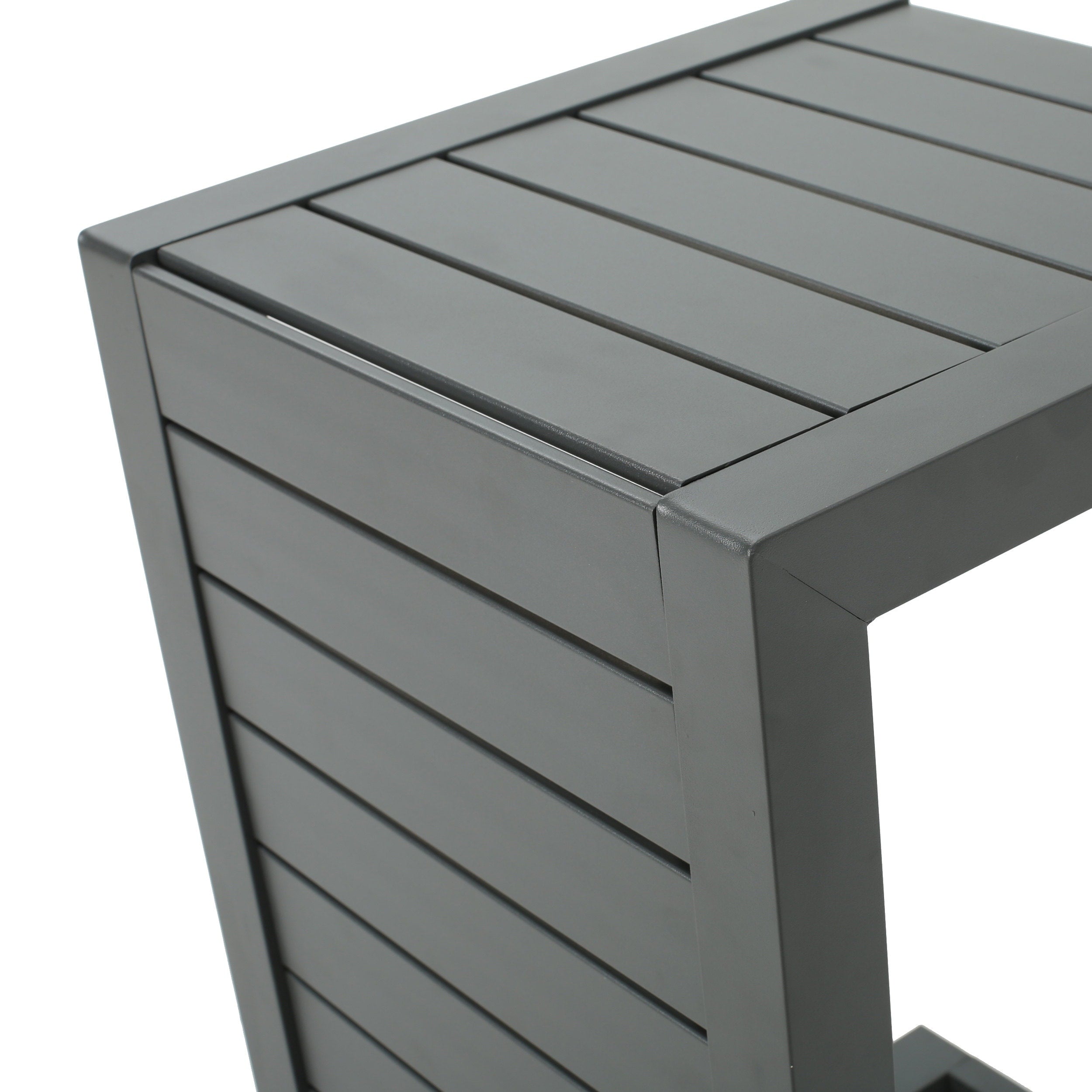 Salon de jardin Cape Coral en aluminium 3 pièces avec coussins par Christopher Knight Home