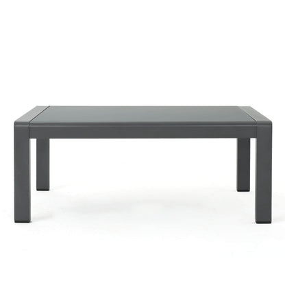 Salon de jardin Cape Coral en aluminium 5 pièces avec coussins par Christopher Knight Home