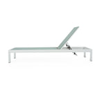 Cape Coral Outdoor Aluminum Chaise Lounge (Set of 2) by Christopher Knight Home - 77.56 D x 25.20 W x 11.80 H