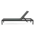 Cape Coral Outdoor Aluminum Chaise Lounge (Set of 2) by Christopher Knight Home - 77.56 D x 25.20 W x 11.80 H
