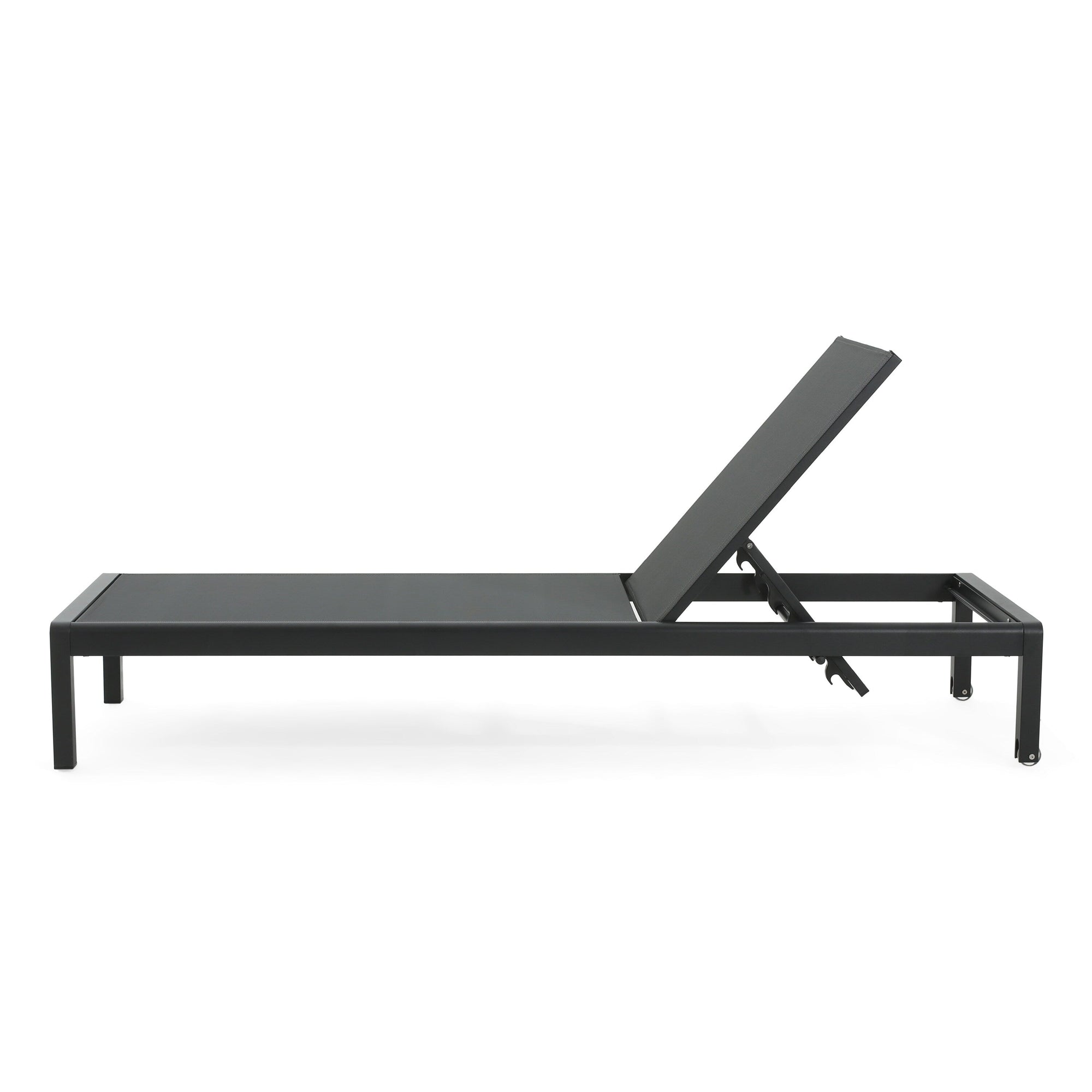 Cape Coral Outdoor Aluminum Chaise Lounge (Set of 2) by Christopher Knight Home - 77.56 D x 25.20 W x 11.80 H