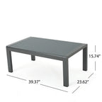Canapé d'extérieur sectionnel en aluminium Cape Coral par Christopher Knight Home