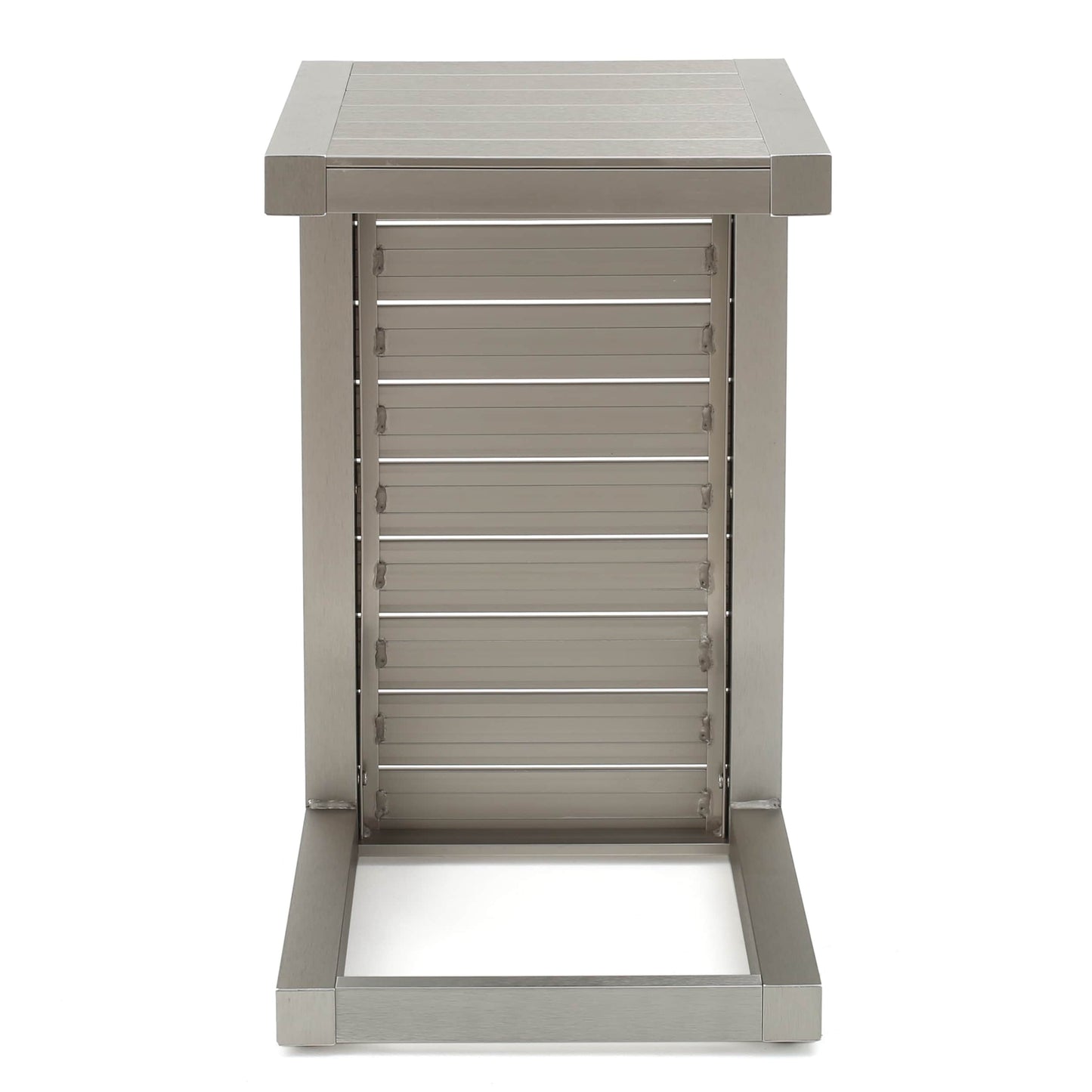 Salon de jardin Cape Coral en aluminium 3 pièces avec table en C par Christopher Knight Home