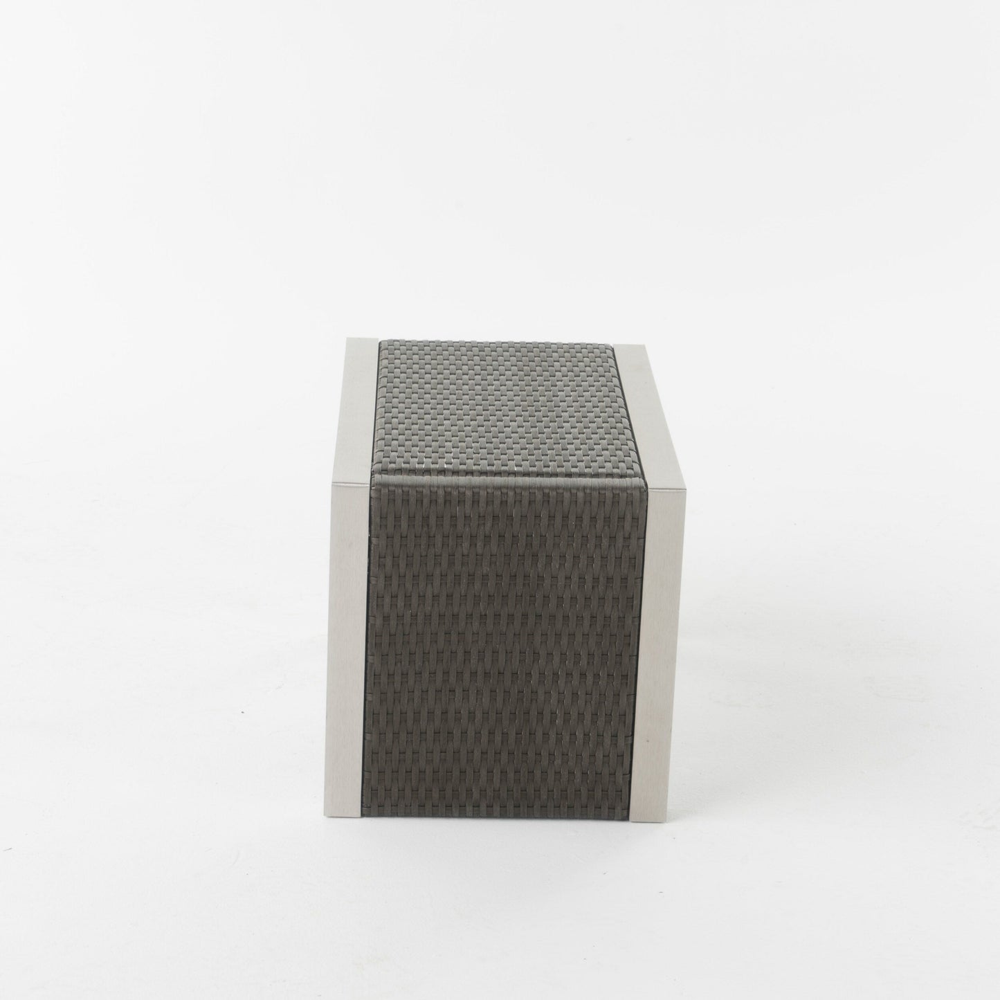 Salon de jardin Cape Coral en aluminium 3 pièces avec table en C par Christopher Knight Home