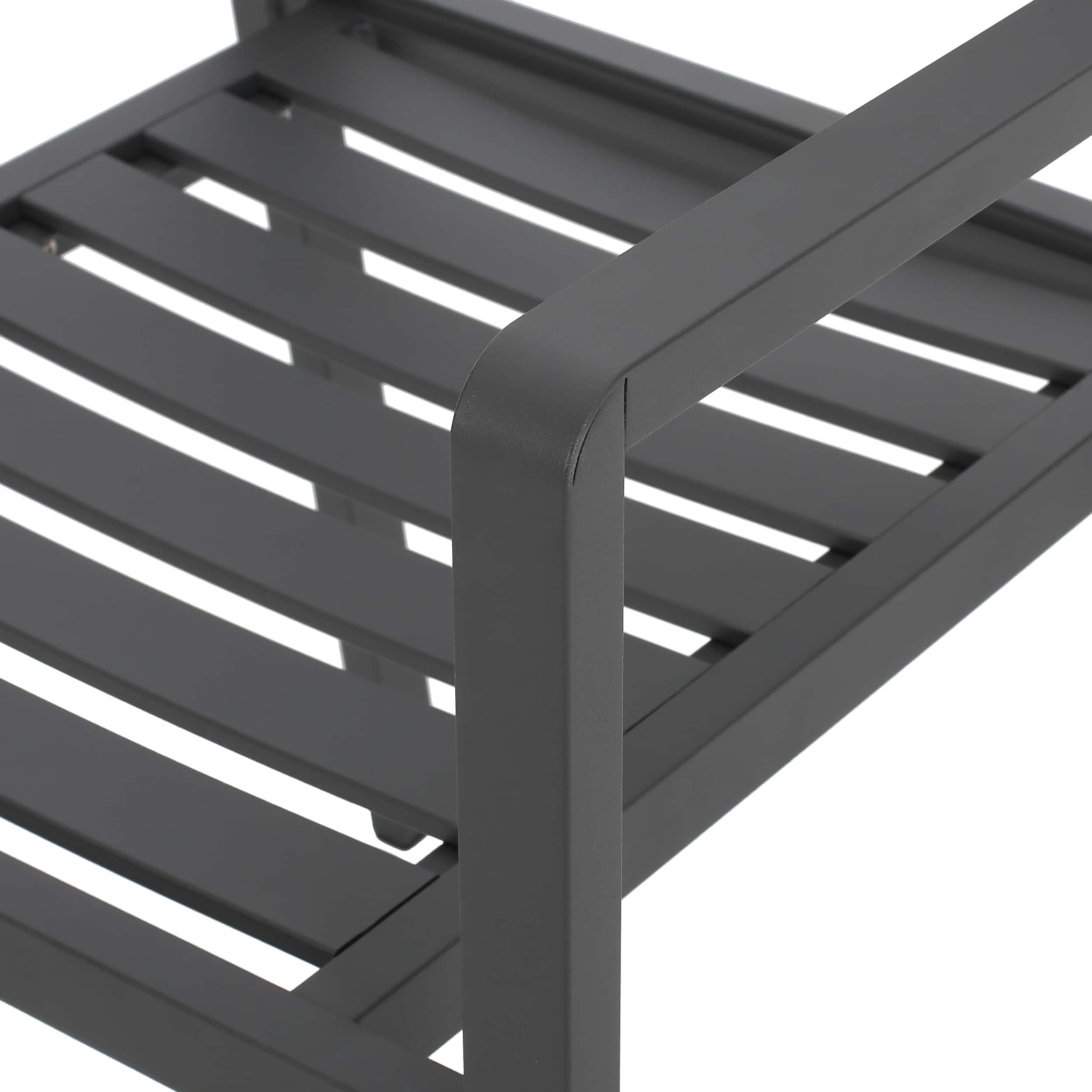 Ensemble de salle à manger d'extérieur 6 places en aluminium Cape Coral par Christopher Knight Home