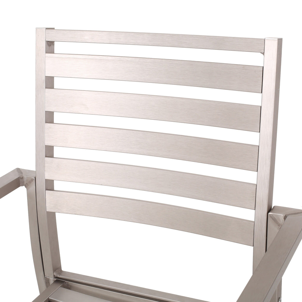 Ensemble de salle à manger d'extérieur 6 places en aluminium Cape Coral par Christopher Knight Home